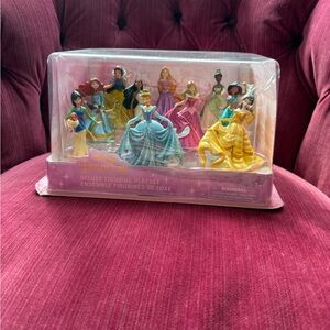 Disney Princess Figurine Collection - Blue, Yellow, Pink